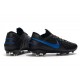 Scarpe Nike Tiempo Legend VIII Elite FG - Nero Blu