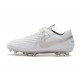 Scarpe Nike Tiempo Legend VIII Elite FG - Bianco Puro Platino Grigio