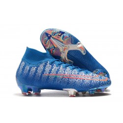 Nike Mercurial Superfly VII Elite FG Scarpe - Blu Rosso