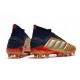 adidas Scarpa Predator 19.1 FG Oro Argento Rosso