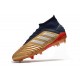 adidas Scarpa Predator 19.1 FG Oro Argento Rosso