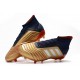 adidas Scarpa Predator 19.1 FG Oro Argento Rosso