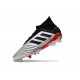 adidas Scarpa Predator 19.1 FG Argento Nero