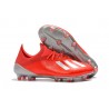 Scarpa da Calcio adidas X 19.1 FG Uomo Rosso Argento