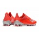 Scarpa da Calcio adidas X 19.1 FG Uomo Rosso Argento