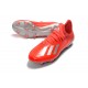 Scarpa da Calcio adidas X 19.1 FG Uomo Rosso Argento