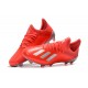 Scarpa da Calcio adidas X 19.1 FG Uomo Rosso Argento