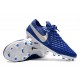 Scarpe Nike Tiempo Legend VIII Elite FG - Blu Bianco