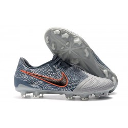 Scarpa Nuovo Nike Phantom Vnm Elite FG Grigio Lupo Nero Blu Armory