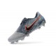 Scarpa Nuovo Nike Phantom Vnm Elite FG Grigio Lupo Nero Blu Armory