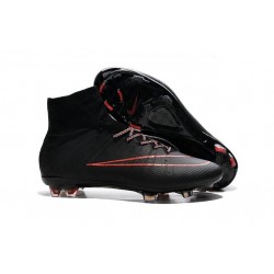 Scarpa da calcio per terreni duri Nike Mercurial Superfly - Nero Rosso