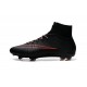 Scarpa da calcio per terreni duri Nike Mercurial Superfly - Nero Rosso