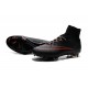 Scarpa da calcio per terreni duri Nike Mercurial Superfly - Nero Rosso