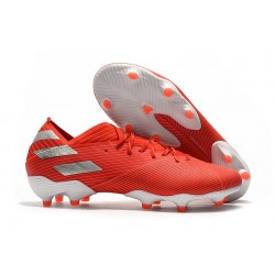 adidas Scarpe da Calcio Nemeziz 19.1 FG - Rosso Argento