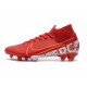 Nike Mercurial Superfly VII Elite FG Scarpe - Rosso Bianco