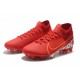 Nike Mercurial Superfly VII Elite FG Scarpe - Rosso Bianco