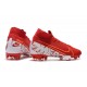 Nike Mercurial Superfly VII Elite FG Scarpe - Rosso Bianco