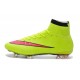 Nuove Scarpe calcio Nike Mercurial Superfly FG - Volt Rosso Nero