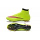 Nuove Scarpe calcio Nike Mercurial Superfly FG - Volt Rosso Nero