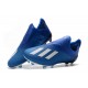 adidas X 19+ FG Nuovo Scarpa da Calcio - Blu Bianco