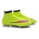Nuove Scarpe calcio Nike Mercurial Superfly FG - Volt Rosso Nero