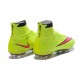 Nuove Scarpe calcio Nike Mercurial Superfly FG - Volt Rosso Nero
