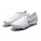 Scarpa Nuovo Nike Phantom Vnm Elite FG Bianco Metallico