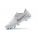 Scarpa Nuovo Nike Phantom Vnm Elite FG Bianco Metallico