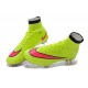 Nuove Scarpe calcio Nike Mercurial Superfly FG - Volt Rosso Nero