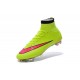 Nuove Scarpe calcio Nike Mercurial Superfly FG - Volt Rosso Nero