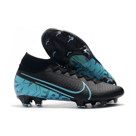 Nike Mercurial Superfly VII Elite FG Scarpe - Nero Blu