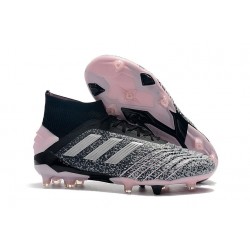 Scarpe Nuovo adidas Predator 19+ FG - Grigio Nero Rosa