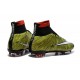 Nuove Scarpe calcio Nike Mercurial Superfly FG - Volt Bianco Nero Multicolore