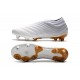 Nuovo Tacchetti da Calcio Adidas Copa 19+ FG Bianco Oro