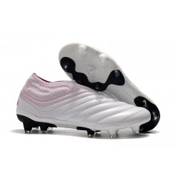 Tacchetti da Calcio Adidas Copa 19+ FG Bianco Rosso