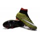 Nuove Scarpe calcio Nike Mercurial Superfly FG - Volt Bianco Nero Multicolore