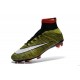 Nuove Scarpe calcio Nike Mercurial Superfly FG - Volt Bianco Nero Multicolore