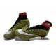 Nuove Scarpe calcio Nike Mercurial Superfly FG - Volt Bianco Nero Multicolore