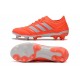 Nuovo Tacchetti da Calcio Adidas Copa 19.1 FG Rosso Bianco