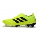 Nuovo Tacchetti da Calcio Adidas Copa 19.1 FG Volt Nero