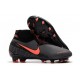 Nike Phantom Vision Elite Dynamic Fit FG Grigio Scuro Mango Acceso Nero