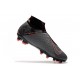 Nike Phantom Vision Elite Dynamic Fit FG Grigio Scuro Mango Acceso Nero