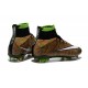 Nuove Scarpe calcio Nike Mercurial Superfly FG - Verde Nero Bianco Multicolore