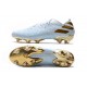 adidas Scarpe da Calcio Nemeziz 19.1 FG - Bianco Oro Metallico Light Aqua