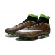 Nuove Scarpe calcio Nike Mercurial Superfly FG - Verde Nero Bianco Multicolore
