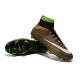 Nuove Scarpe calcio Nike Mercurial Superfly FG - Verde Nero Bianco Multicolore