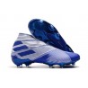 Scarpe da Calcio adidas Nemeziz 19+ FG Bianco Blu