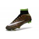 Nuove Scarpe calcio Nike Mercurial Superfly FG - Verde Nero Bianco Multicolore