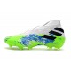 Scarpe da Calcio adidas Nemeziz 19+ FG Bianco Verde Blu