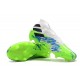 Scarpe da Calcio adidas Nemeziz 19+ FG Bianco Verde Blu